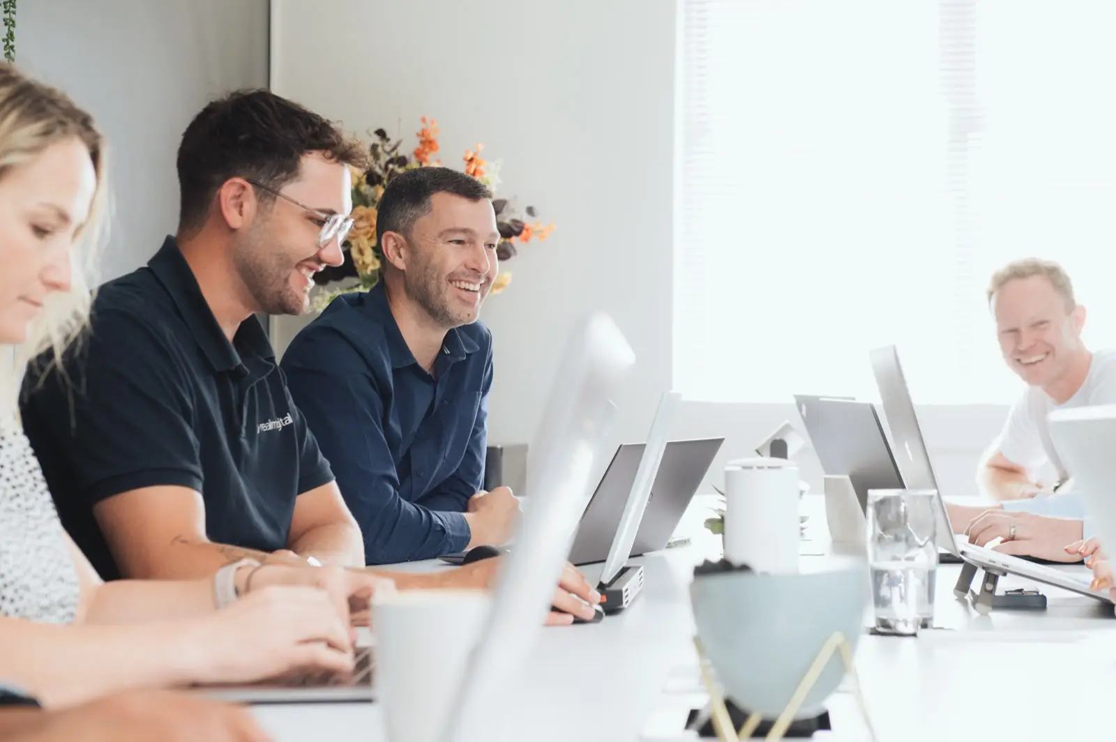 The Realm Digital team in a working session